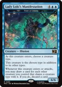 Lady Loki's Manifestation - Titan of Littjara - Commander: Marvel Super Heroes - Magic: The Gathering card
