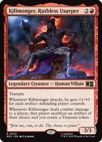 Killmonger, Ruthless Usurper - Commander: Marvel Super Heroes - Magic: The Gathering card