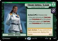 Grand Admiral Sloane - Holding the Empire Together - Ashes of the Empire - Star Wars: Unlimited card