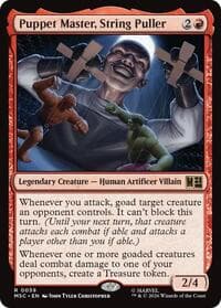Puppet Master, String Puller (Surge Foil) - Commander: Marvel Super Heroes - Magic: The Gathering card