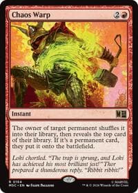 Chaos Warp (Surge Foil) - Commander: Marvel Super Heroes - Magic: The Gathering card