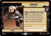 Shin Hati - Eager Adversary - Ashes of the Empire - Star Wars: Unlimited card