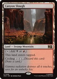 Canyon Slough (Surge Foil) - Commander: Marvel Super Heroes - Magic: The Gathering card