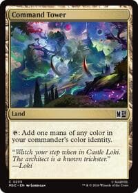 Command Tower (0235) (Surge Foil) - Commander: Marvel Super Heroes - Magic: The Gathering card