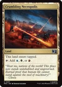 Crumbling Necropolis (Surge Foil) - Commander: Marvel Super Heroes - Magic: The Gathering card