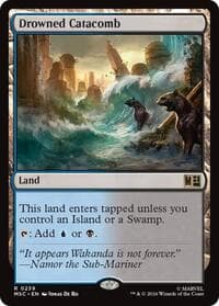 Drowned Catacomb - Commander: Marvel Super Heroes - Magic: The Gathering card