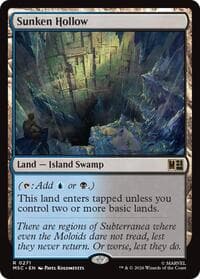 Sunken Hollow - Commander: Marvel Super Heroes - Magic: The Gathering card