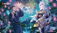 Wandering Emperor Summer Festival Campaign Playmat for Magic: The Gathering - Wizards of the Coast Playmats - Playmats card