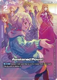 Awakened Power (R+)  (Premium Accessory Set - Mobile Suit Gundam: Iron-Blooded Orphans) - Gundam Promotional Cards - Gundam Card Game card
