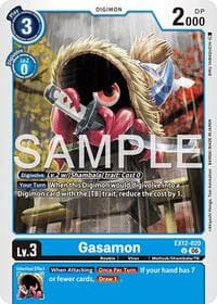 Gasamon - Digital World Shambala - Digimon Card Game card