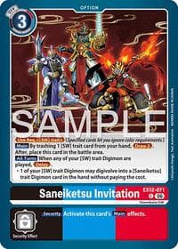 Saneiketsu Invitation - Digital World Shambala - Digimon Card Game card