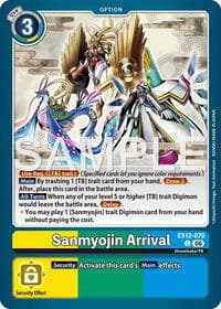 Sanmyojin Arrival - Digital World Shambala - Digimon Card Game card
