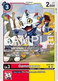 Gammamon - Digital World Shambala - Digimon Card Game card