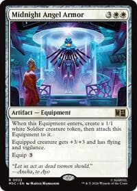Midnight Angel Armor - Commander: Marvel Super Heroes - Magic: The Gathering card