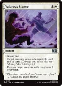 Valorous Stance - Commander: Marvel Super Heroes - Magic: The Gathering card
