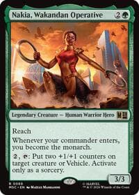 Nakia, Wakandan Operative - Commander: Marvel Super Heroes - Magic: The Gathering card