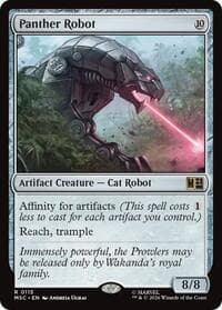 Panther Robot - Commander: Marvel Super Heroes - Magic: The Gathering card