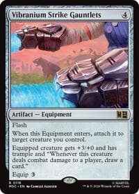 Vibranium Strike Gauntlets - Commander: Marvel Super Heroes - Magic: The Gathering card