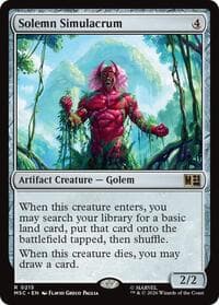 Solemn Simulacrum - Commander: Marvel Super Heroes - Magic: The Gathering card