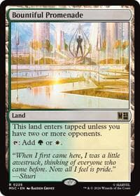 Bountiful Promenade - Commander: Marvel Super Heroes - Magic: The Gathering card