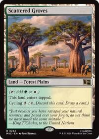 Scattered Groves - Commander: Marvel Super Heroes - Magic: The Gathering card