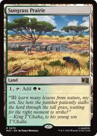 Sungrass Prairie - Commander: Marvel Super Heroes - Magic: The Gathering card