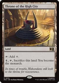 Throne of the High City - Commander: Marvel Super Heroes - Magic: The Gathering card