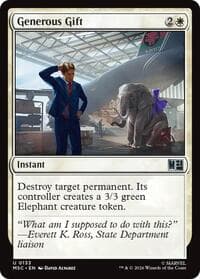 Generous Gift (Surge Foil) - Commander: Marvel Super Heroes - Magic: The Gathering card