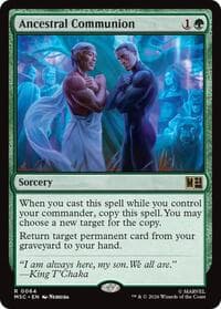 Ancestral Communion (Surge Foil) - Commander: Marvel Super Heroes - Magic: The Gathering card