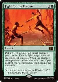 Fight for the Throne (Surge Foil) - Commander: Marvel Super Heroes - Magic: The Gathering card