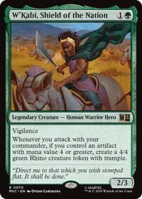 W'Kabi, Shield of the Nation (Surge Foil) - Commander: Marvel Super Heroes - Magic: The Gathering card