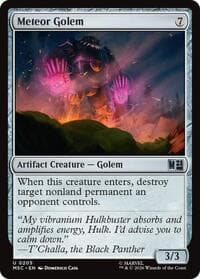 Meteor Golem (Surge Foil) - Commander: Marvel Super Heroes - Magic: The Gathering card