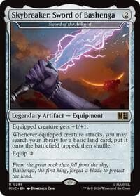 Skybreaker, Sword of Bashenga - Sword of the Animist (Surge Foil) - Commander: Marvel Super Heroes - Magic: The Gathering card