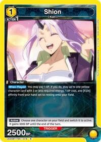 Shion (016) - UE20BT: That Time I Got Reincarnated as a Slime - Union Arena card