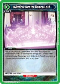 Invitation from the Demon Lord - UE20BT: That Time I Got Reincarnated as a Slime - Union Arena card