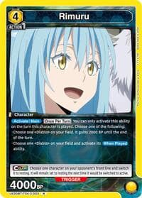 Rimuru (003) - UE20BT: That Time I Got Reincarnated as a Slime - Union Arena card