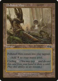 Polluted Mire - Urza's Saga - Magic: The Gathering card