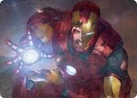 Heroic Sacrifice Art Card - Art Series: Marvel Super Heroes - Magic: The Gathering card