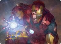 Heroic Sacrifice Art Card (Gold-Stamped Signature) - Art Series: Marvel Super Heroes - Magic: The Gathering card
