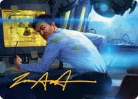 Bruce Banner Art Card (Gold-Stamped Signature) - Art Series: Marvel Super Heroes - Magic: The Gathering card