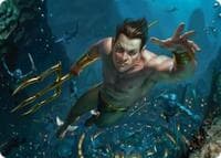 Namor the Sub-Mariner Art Card - Art Series: Marvel Super Heroes - Magic: The Gathering card