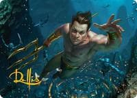 Namor the Sub-Mariner Art Card (Gold-Stamped Signature) - Art Series: Marvel Super Heroes - Magic: The Gathering card