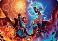 We Say Thee Nay! Art Card - Art Series: Marvel Super Heroes - Magic: The Gathering card