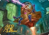 M.O.D.O.K. Art Card (Gold-Stamped Signature) - Art Series: Marvel Super Heroes - Magic: The Gathering card