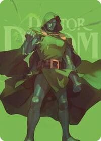 Doctor Doom Art Card - Art Series: Marvel Super Heroes - Magic: The Gathering card
