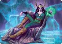 Lady Loki, Agent of Chaos Art Card - Art Series: Marvel Super Heroes - Magic: The Gathering card