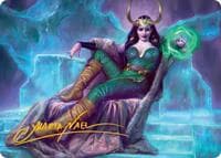 Lady Loki, Agent of Chaos Art Card (Gold-Stamped Signature) - Art Series: Marvel Super Heroes - Magic: The Gathering card