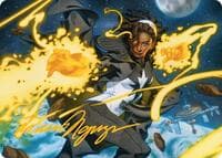 Photon, Mighty Marvel Art Card (Gold-Stamped Signature) - Art Series: Marvel Super Heroes - Magic: The Gathering card