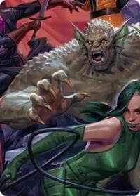 Abomination, Irradiated Brute Art Card - Art Series: Marvel Super Heroes - Magic: The Gathering card