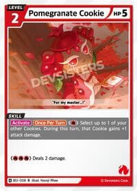 Pomegranate Cookie - Brave Beginning - CookieRun: Braverse TCG card